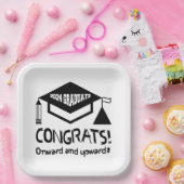 Gefeliciteerd, 2024 Afstuderen! Papieren Bordje (Feest)