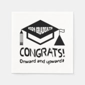 Gefeliciteerd, 2024 Afstuderen! Servet (Voorkant)