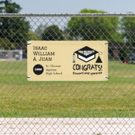 Gefeliciteerd, 2024 Afstuderen! Spandoek