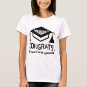 Gefeliciteerd, 2024 Afstuderen! T-shirt (Voorkant)