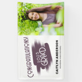 Gefeliciteerd 2025 Afstudeerder Photo Party Banner (Verticaal)