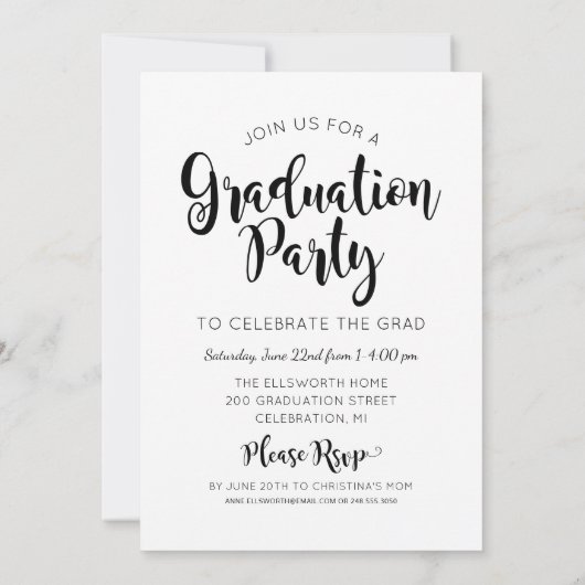 Gefeliciteerd 2025 Roos Goud Afstuderen Foto Kaart (Achterkant)