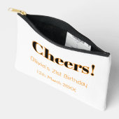 Gefeliciteerd 21e verjaardag voeg naam datum toe e etui (Open)