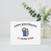GEFELICITEERD 25 JAAR GETROUWD KAART (Staand voorkant)