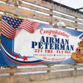 Gefeliciteerd 321 Warthogs Air Force Afstuderen Spandoek