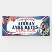 Gefeliciteerd 331 Wolfpack Air Force Afstuderen Spandoek (Horizontaal)