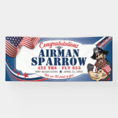 Gefeliciteerd 433 Raiders Luchtmacht Afstuderen Spandoek (Horizontaal)