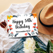 Gefeliciteerd 54e verjaardag briefkaart