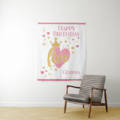 Gefeliciteerd 5e verjaardag Persoonlijk  Wandkleed (In situ)