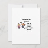 Gefeliciteerd aan de Afstuderen Feestdagenkaart (Voorkant)