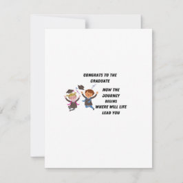 Gefeliciteerd aan de Afstuderen Feestdagenkaart