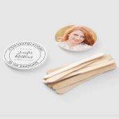 Gefeliciteerd aan de Afstuderen Handwaaier (Niet-gemonteerd)