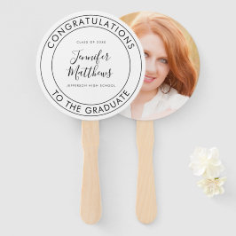 Gefeliciteerd aan de Afstuderen Handwaaier