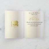 Gefeliciteerd aan de Bruidegom & Bruid Huwelijkska Kaart (Binnen)