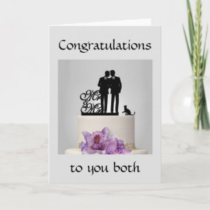 Gefeliciteerd aan jullie beiden - Silhouette Card Kaart