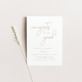 Gefeliciteerd aan onze afgestudeerde aangepaste fe kaart