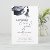 Gefeliciteerd aan onze afgestudeerde aangepaste fe kaart (Staand voorkant)