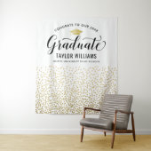 Gefeliciteerd aan onze afgestudeerde Gouden Confet Wandkleed (In situ)