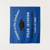 Gefeliciteerd aan onze afgestudeerde koninklijk bl wandkleed (Voorkant)