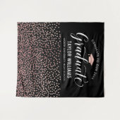 Gefeliciteerd aan onze afgestudeerde Roze Gouden C Wandkleed (Voorkant (horizontaal))