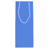 Gefeliciteerd aangepaste blauwe eend wijnzak wijn cadeautas (Achterkant)