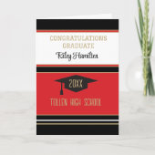 Gefeliciteerd aangepaste diploma kaart (Voorkant)