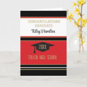Gefeliciteerd aangepaste diploma kaart (Gele Bloem)