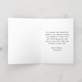 Gefeliciteerd Aangepaste foto Afstuderen Afstudere Folie Wenskaart (Binnenlaag)