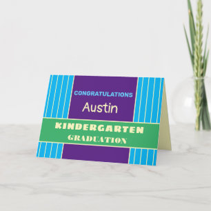 Gefeliciteerd! Aangepaste kleuterschool afstuderen Kaart