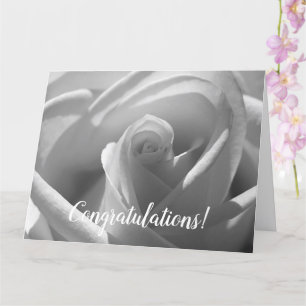 Gefeliciteerd Aangepaste Roos voor grote bruiloft Kaart