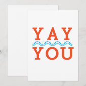 Gefeliciteerd, aanmoediging Notecard Briefkaart (Voorkant / Achterkant)