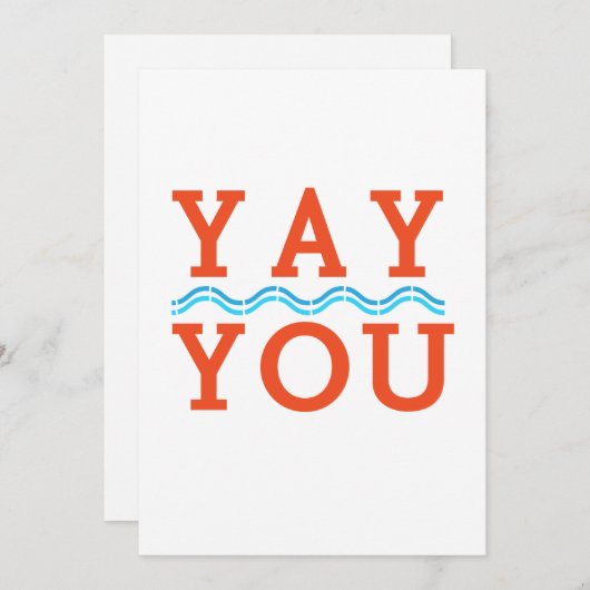 Gefeliciteerd, aanmoediging Notecard Briefkaart (Voorkant / Achterkant)