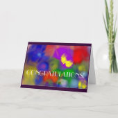 Gefeliciteerd Abstract Kaart (Voorkant)