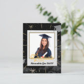 Gefeliciteerd Afgestudeerd Afstudeerklas 2023 Briefkaart (Staand voorkant)