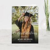 Gefeliciteerd Afgestudeerd Afstuderen Middelbare S Kaart (Voorkant)