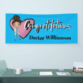 Gefeliciteerd afgestudeerd arts spandoek (Beurs)