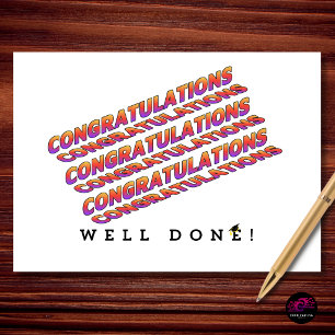 Gefeliciteerd Afgestudeerd Gefeliciteerd Kaart