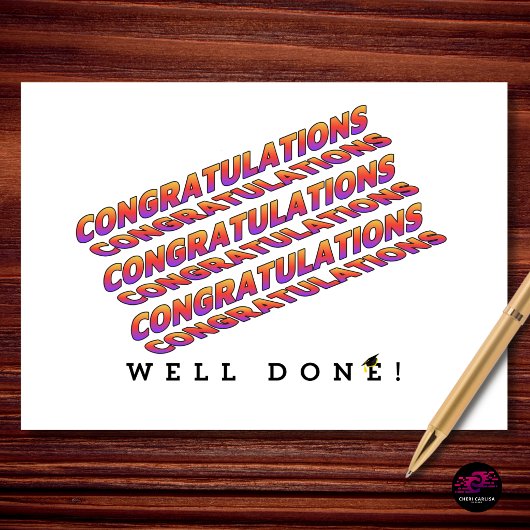 Gefeliciteerd Afgestudeerd Gefeliciteerd Kaart