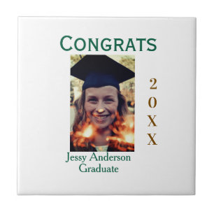 Gefeliciteerd afgestudeerd groen goud jaar 20XX na Tegeltje