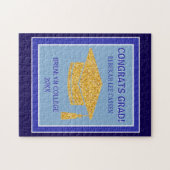 GEFELICITEERD Afgestudeerd! Leuk Cadeau  Legpuzzel (Horizontaal)