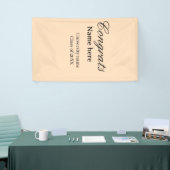 Gefeliciteerd afgestudeerd universiteitsnaam klas  spandoek (Beurs)