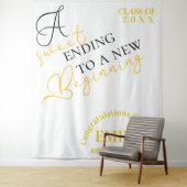 Gefeliciteerd Afgestudeerde 2025 afstuderen Wandkleed (In situ)