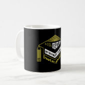 Gefeliciteerd, afgestudeerde 2026! koffiemok (Voorkant links)