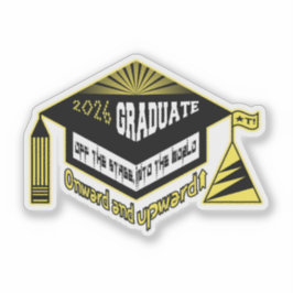 Gefeliciteerd, afgestudeerde 2026! sticker