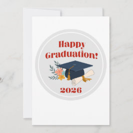 Gefeliciteerd Afgestudeerde 2026! wenskaart