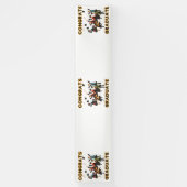 Gefeliciteerd Afgestudeerde 2.5x12 Vinyl Banner (Verticaal)