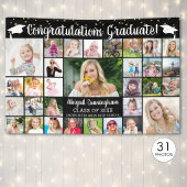 Gefeliciteerd Afgestudeerde 31 Foto Collage Aangep Spandoek