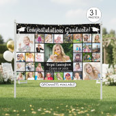 Gefeliciteerd Afgestudeerde 31 Foto Collage Aangep Spandoek