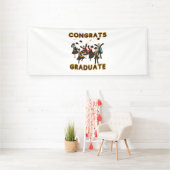 Gefeliciteerd Afgestudeerde 4x10 Vinyl Banner (Insitu)