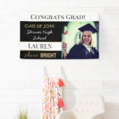 Gefeliciteerd Afgestudeerde! Aangepaste diploma-ui Spandoek (Insitu)